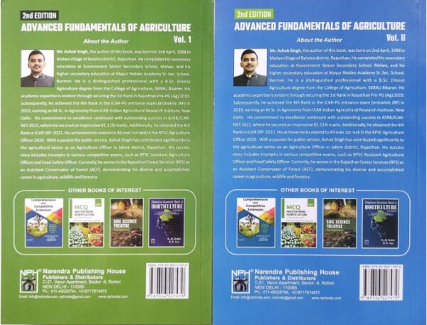Advanced Fundamentals of Agriculture 2Vols Set 2nd Edition For Civil services, AO, AAO, RAEO, RHEO, AHO, BAO, HDO, ADA, School Lecturer, NABARD, ... SO, CUET PG, ICAR and Entrance Examinations [perfect] Ashok Singh Malwa [Oct 17, 2025]