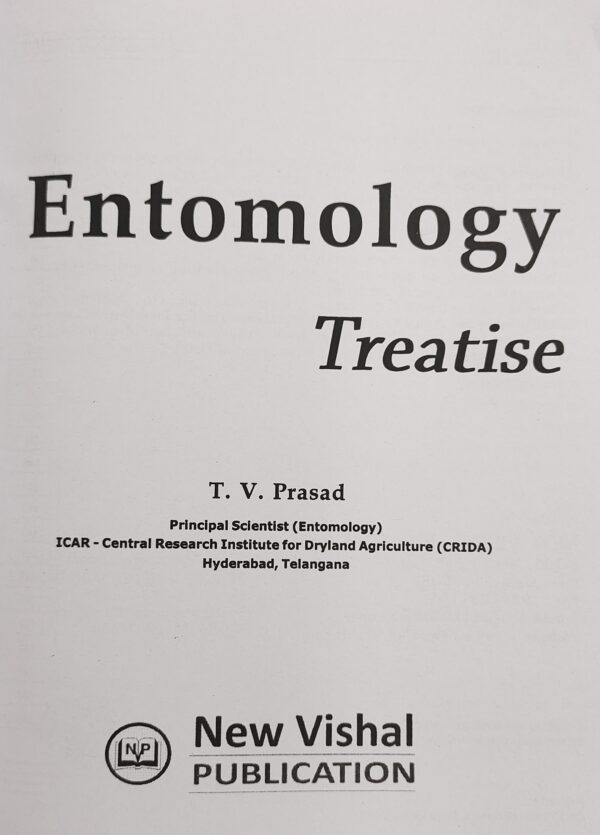1001002673 Entomology Treatise 4th Edition by T.V. Prasad | Agricultural & General Entomology Textbook